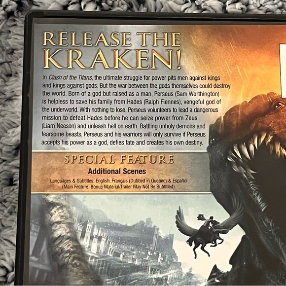 ✨10 for $15✨ Clash of the Titans (DVD, 2010) - Picture 4 of 4